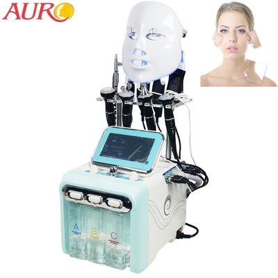 9 в 1 приборе машины H2O2 Hydrafacial Dermabrasion заботы кожи кислорода RF