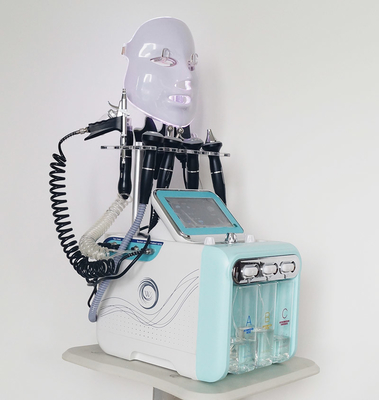 9 в 1 машине корки Aqua Hydradermabrasion машины пузыря RF H2O2 лицевой