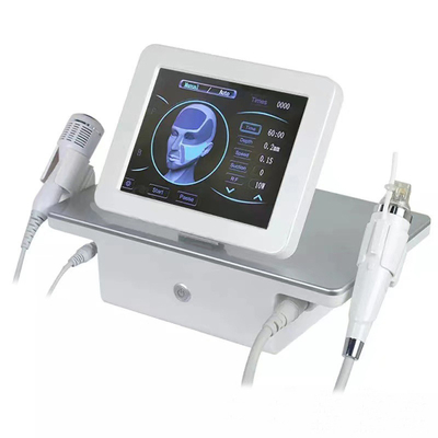 Машина RF Microneedling подтяжки лица Cartidges 4 игл электрическая и молоток Cryo холодный