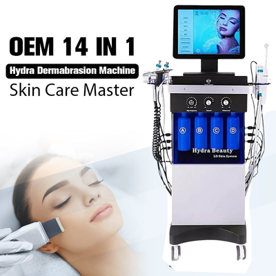 машина Microdermabrasion 14 гидры 60Hz лицевая в 1 многофункциональном оборудовании красоты