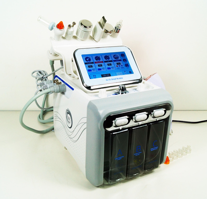 Машина 7 пузыря H2O2 Hydrafacial двухполярная в 1 подмолаживании кожи с маской