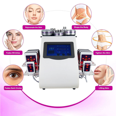 6 в 1 RF Lipolaser уменьшая машину кавитации вакуума 40k машины жирную